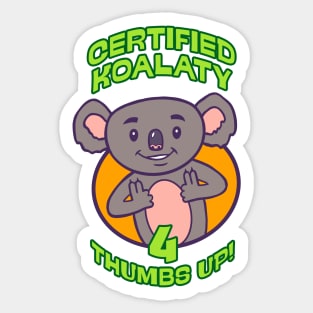 Certified Koalaty Sticker